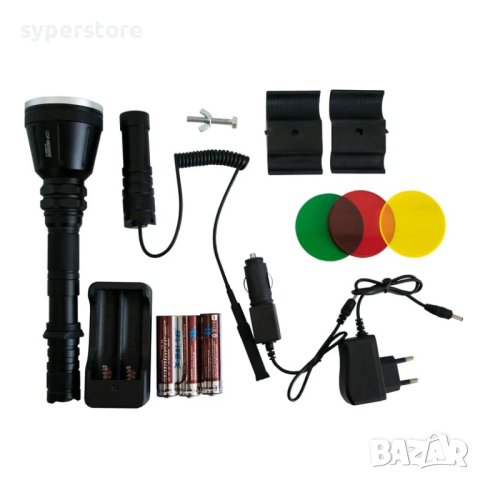 Фенер супермощен за тактически пушки, за лов Digital One SP00859 BL-Q3888 X-Balog, 1000lm, снимка 3 - Друга електроника - 41753055