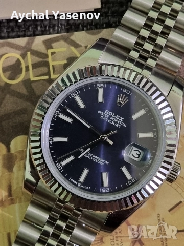 Rolex Datejust 41 Blue Dial - Пълен Комплект, снимка 3 - Мъжки - 53829086