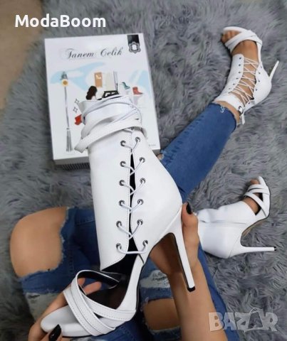 Летни боти на ток , снимка 3 - Дамски боти - 40868945