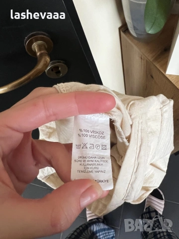 Дамски ленен панталон, снимка 7 - Панталони - 53556968