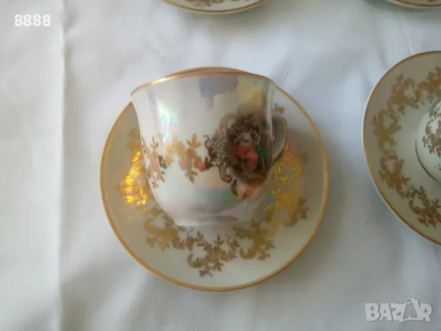 Седефени порцеланови чаши за кафе