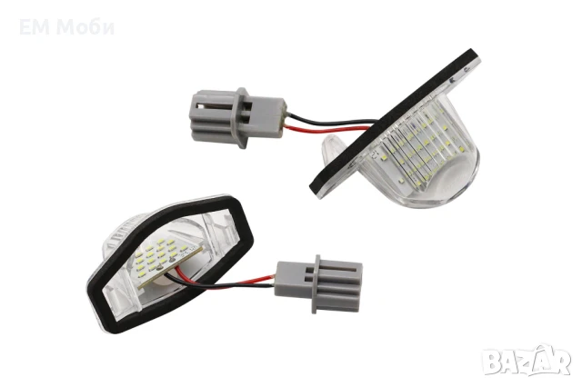 LED Диодни Плафон за Заден Рег. Номер Светлини Хонда HONDA CR-V FR-V HR-V Jazz Stream Accord , снимка 2 - Аксесоари и консумативи - 50459068