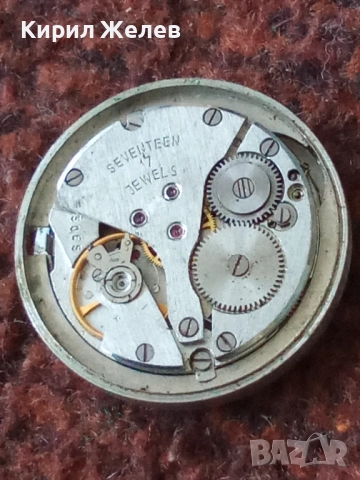 Механизъм с циферблат от стар ръчен часовник 51024, снимка 8 - Мъжки - 52252678