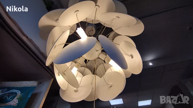 Полилей стил Marset Discocó с три крушки 80/60см, снимка 12 - Полилеи - 51197688