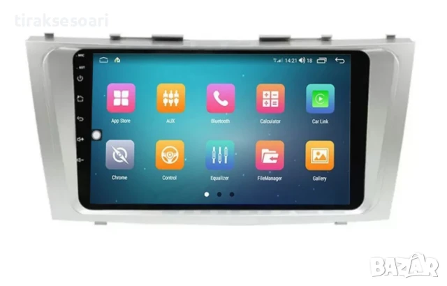 Мултимедия Android CarPlay за Toyota Camry + ПОДАРЪК Камера, снимка 3 - Аксесоари и консумативи - 50720373