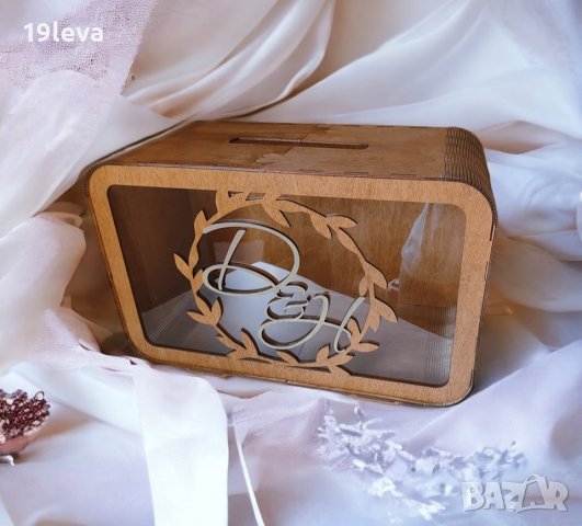 Персонализирана кутия за пликове сватба