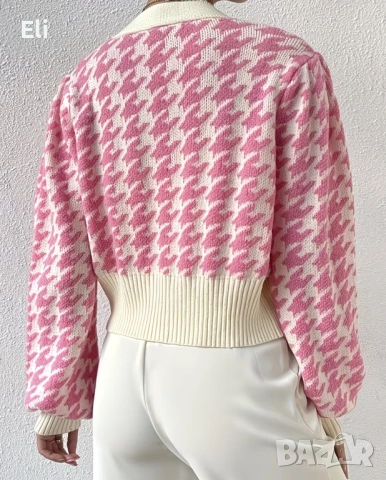 Елегантна дамска жилетка/късо палто, снимка 3 - Жилетки - 53627160