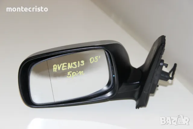 Ляво огледало Toyota Avensis T25 (2003-2006г.) Тойота Авенсис T250 електрическо 6 пина