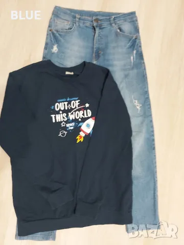 Блуза и Дънки за момче 158-164 , снимка 3 - Детски комплекти - 47870989