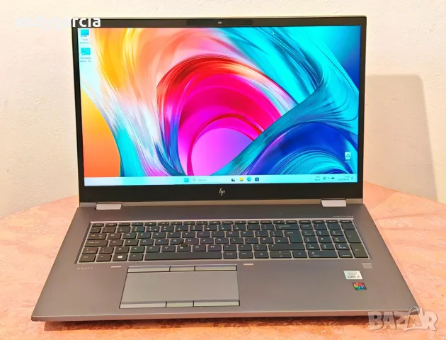 HP 4К DreamColor Ultra HD/Intel Core i7-10750H/NVidia RTX 3000 6GB/32GB RAM/512GB SSD/ZBook 17 Gen 7, снимка 1 - Лаптопи за работа - 48356183