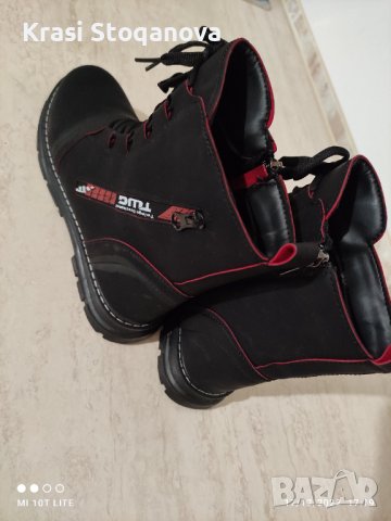 ❄️❄️ЗИМНИ❄️ МОДНИ Боти ТОПЛИ / НАБУК с Аксесоари + Подарък Аксесоар за Почистване , снимка 4 - Дамски боти - 39039713