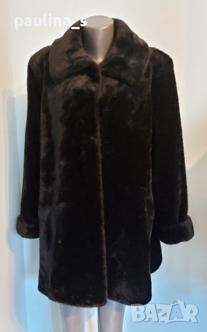 Стилно английско палто / голям размер , снимка 1 - Палта, манта - 44238448