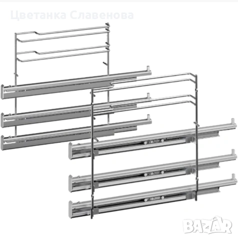 Телескопично чекмедже за фурни Bosch Siemens Neff Gaggenau с пълно изтегляне с 3 нива, снимка 5 - Печки, фурни - 53111751