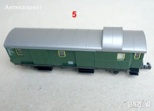 Товарни и пътнически вагони N (1:160) - от 5 до 8, снимка 3 - Колекции - 49361870