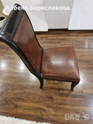 4бр кожени стола , цена за 1 брой , снимка 3 - Столове - 40652103