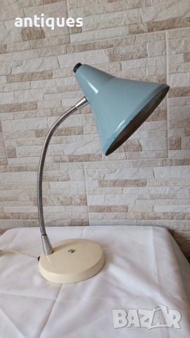 Стара индустриална лампа за бюро - настолна №42 - Антика, снимка 4 - Антикварни и старинни предмети - 42125565