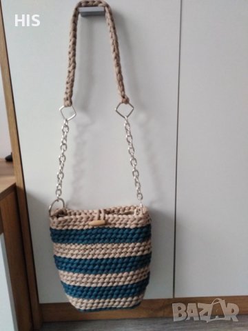 Плетени дамски чанти, ръчно направени, различни цветове и модели , снимка 3 - Чанти - 38315600