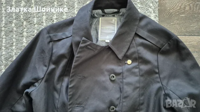 Чисто ново дамско късо яке / Къс тренчкот G-STAR RAW – Черно – Размер L., снимка 8 - Якета - 56133819