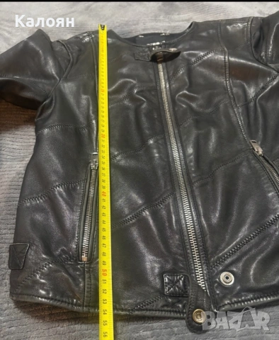 Кожено яке DIESEL размер -Small -  овча кожа, снимка 9 - Якета - 53399014