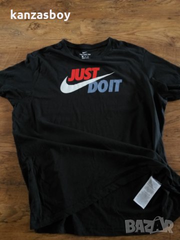  Nike NSW JUST DO IT - страхотна мъжка тениска КАТО НОВА, снимка 7 - Тениски - 35962437