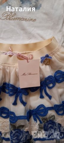 Ново! Костюм Сет Miss Blumarine оригинал, снимка 3 - Детски ризи - 40151717