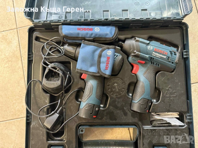 Винтоверт и Гайковерт Bosch GDR12/GSR120, снимка 3 - Други инструменти - 53097453