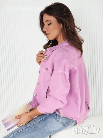 MOLI Дамско овърсайз дънково яке, 6цвята , снимка 14 - Якета - 48900826