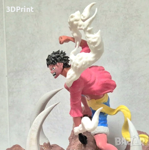 3D фигурка Monkey D. Luffy – One Piece, снимка 4 - Колекции - 53668414