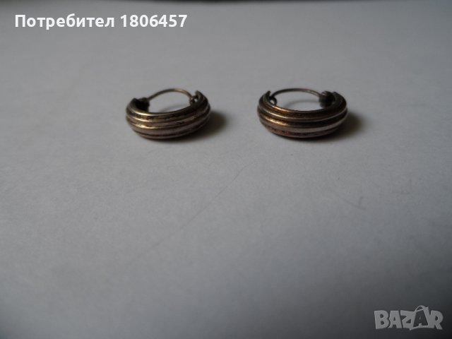 сребърни обеци А