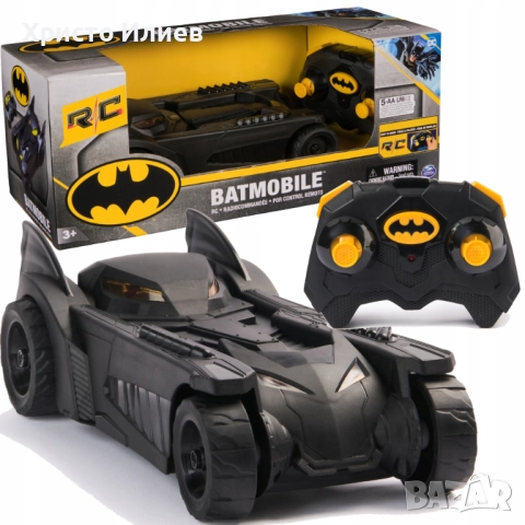 Батмобил Батман кола с дистанционно 1:18 със звук и светлина