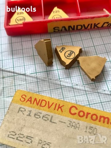 10бр. твърдосплавни стругарски пластини за резба SANDVIK, снимка 3 - Други инструменти - 35888115
