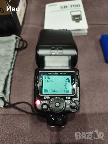 Светкавица Nikon SB-700, снимка 6 - Светкавици, студийно осветление - 56181449