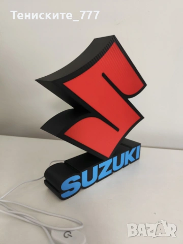 3д лампа SUZUKI, снимка 4 - Соларни лампи - 53659329
