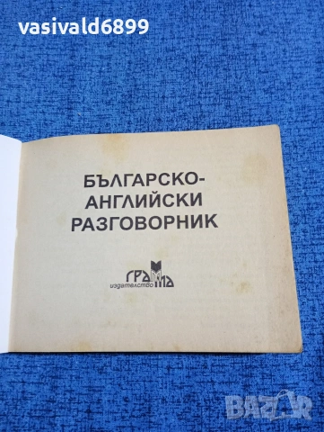Българско - английски разговорник , снимка 4 - Чуждоезиково обучение, речници - 53803261