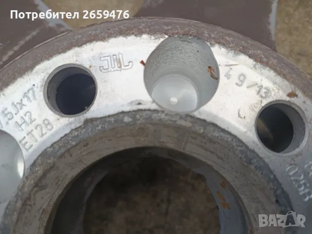 Джанта AUDI A5 17 7.5J, снимка 4 - Гуми и джанти - 49934379