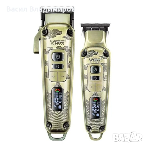 Професионален Тример и Машинка за Подстригване с Метален Корпус, снимка 3 - Машинки за подстригване - 53038686