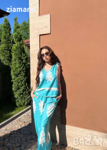 Летен комплект панталон и потник, снимка 2 - Комплекти - 48024819