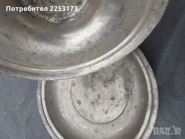 Стара чиния с капак и надпис, снимка 3 - Декорация за дома - 35982239