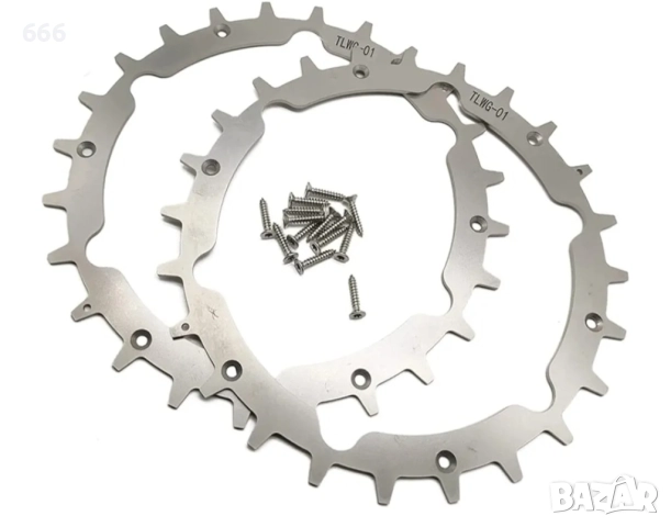 Резервни задвижващи колела с шипове за роботизирана косачка Gardena, снимка 7 - Градинска техника - 52941321