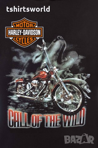 Нов детски суичър с дигитален печат Harley Davidson, Call of the wild, Wolf, мотори, снимка 2 - Детски анцузи и суичери - 34549775