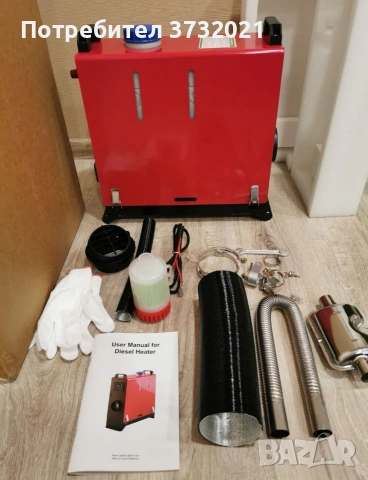 Суха дизелова печка Vevor тип КУФАР!, снимка 4 - Отоплителни печки - 53089199