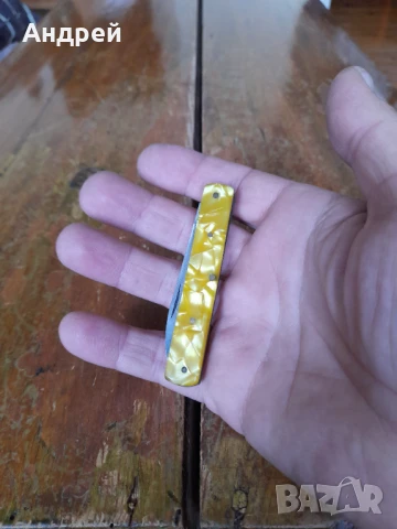 Стар джобен нож,ножче,ножка #120, снимка 3 - Антикварни и старинни предмети - 50633798