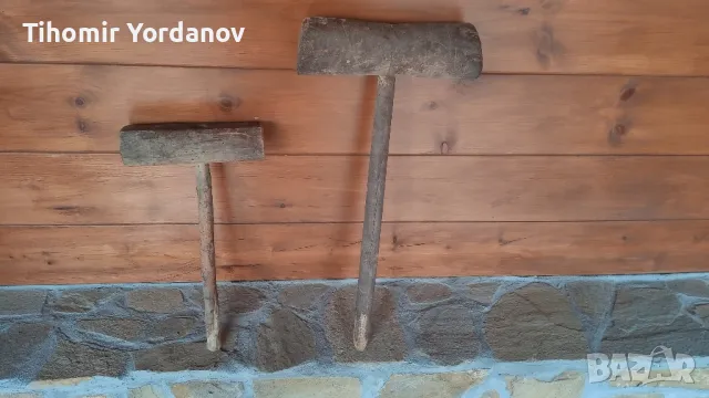 Стари дървени чукове.-2 броя., снимка 6 - Антикварни и старинни предмети - 48681087