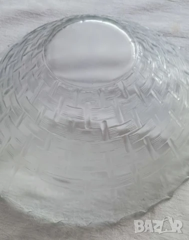 Стъклена фруктиера / голяма стъклена купа, снимка 2 - Други - 51235288