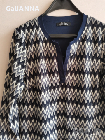 СТРАХОТНА БЛУЗА ЕФЕКТЕН ДЕСЕН РАЗМЕР XL, снимка 5 - Тениски - 36458705