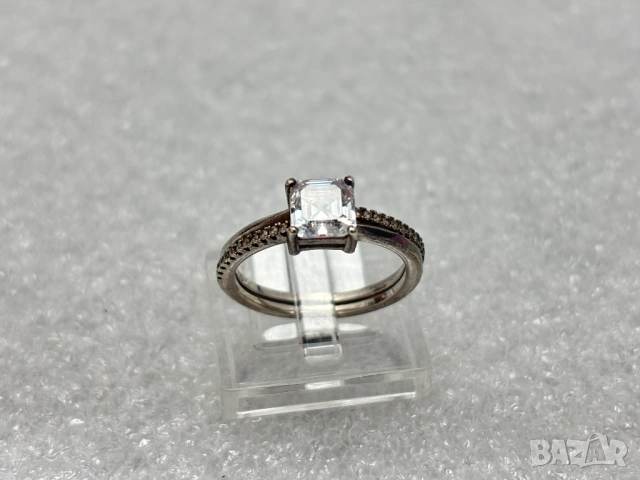 Дамски Сребърен Пръстен (проба 925)- 2,69 грама, снимка 3 - Пръстени - 53511079