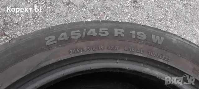 Гуми 245 45 19 Континентал Continental 2 броя. Нов внос.. , снимка 13 - Гуми и джанти - 50075117