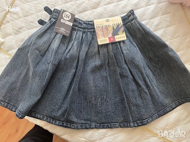 НОВА! Дънкова пола, снимка 2 - Поли - 41942041