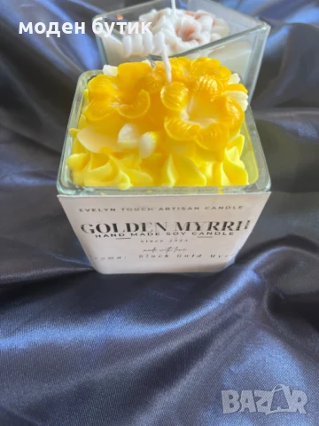 ароматни свещи с тамян и златна смирна, снимка 3 - Други - 51063372