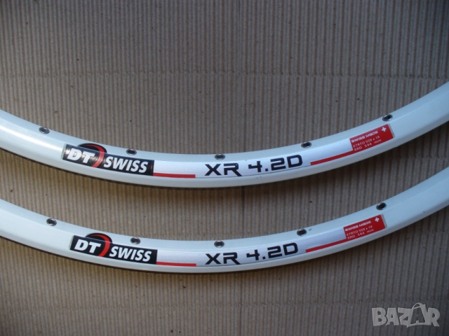 26" DT Swiss XR 4.2D 28h Disc леки шини за XC велосипед 559x19mm, снимка 2 - Части за велосипеди - 52521853